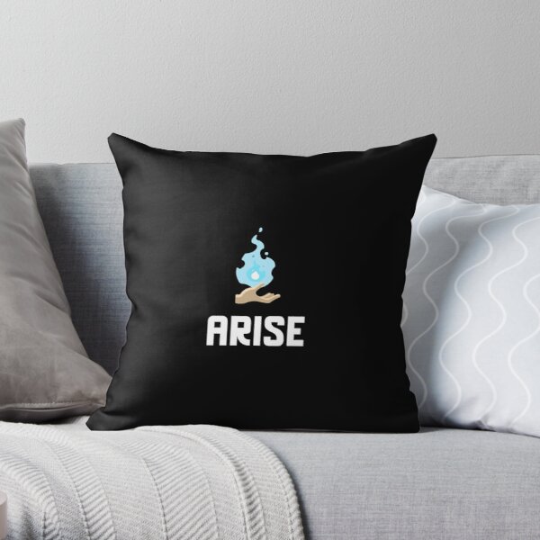 arise solo leveling Throw Pillow RB0310 product Offical solo leveling Merch